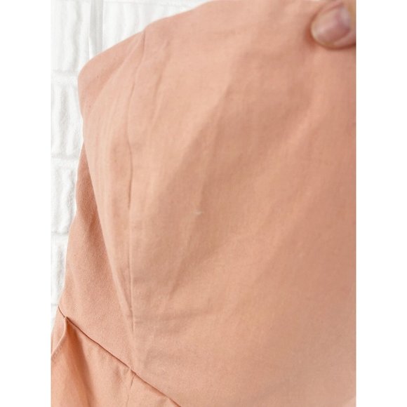 Superdown Dress Rosie Mini Ruffle Pink Strapless Party Holiday Wedding Prom - Picture 7 of 11